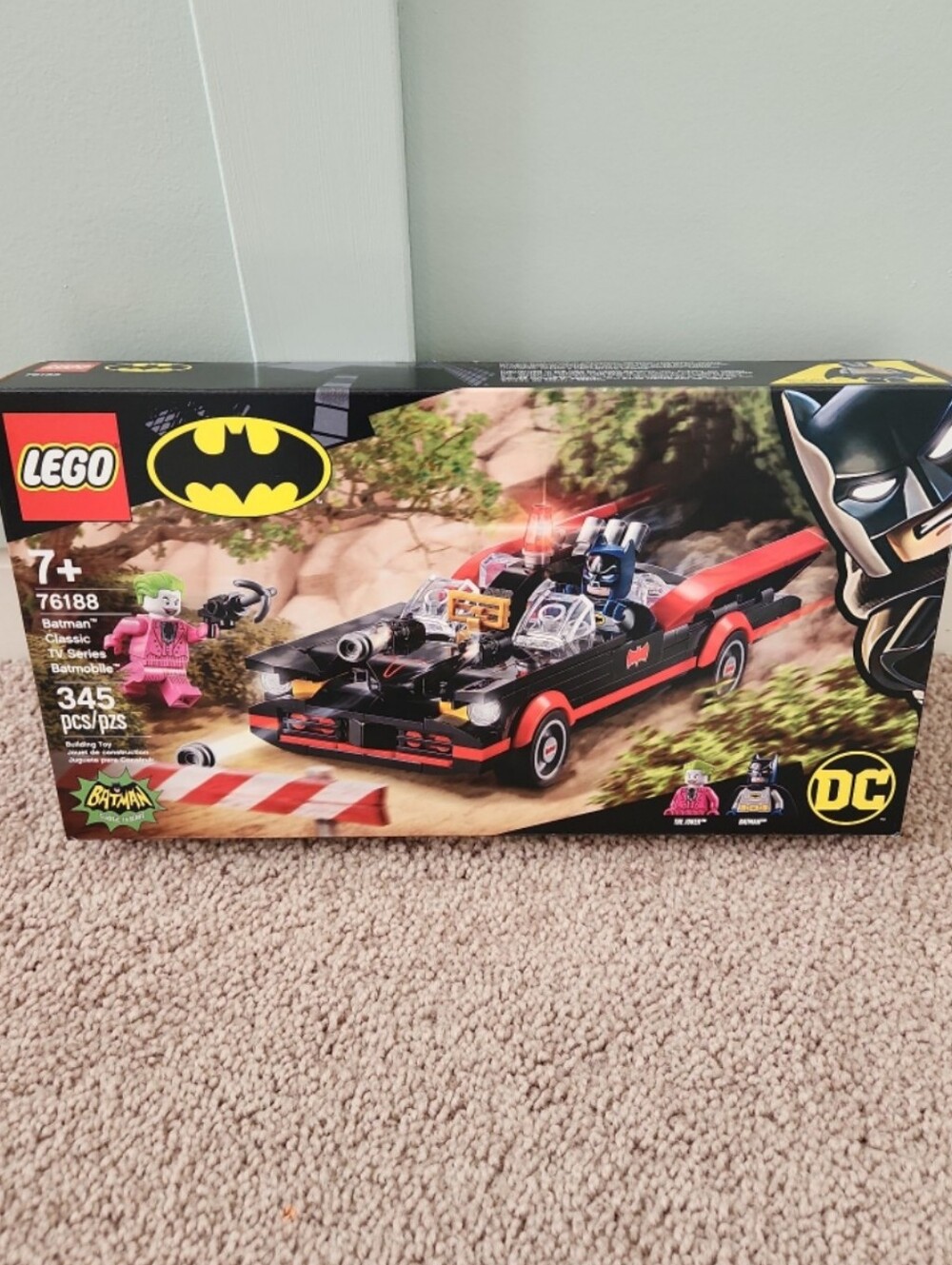 New Lego DC Comics Batman classic TV series batmobile 76188